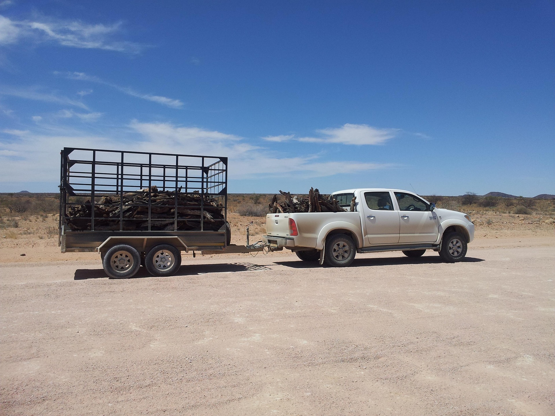Open utility trailer for local loads