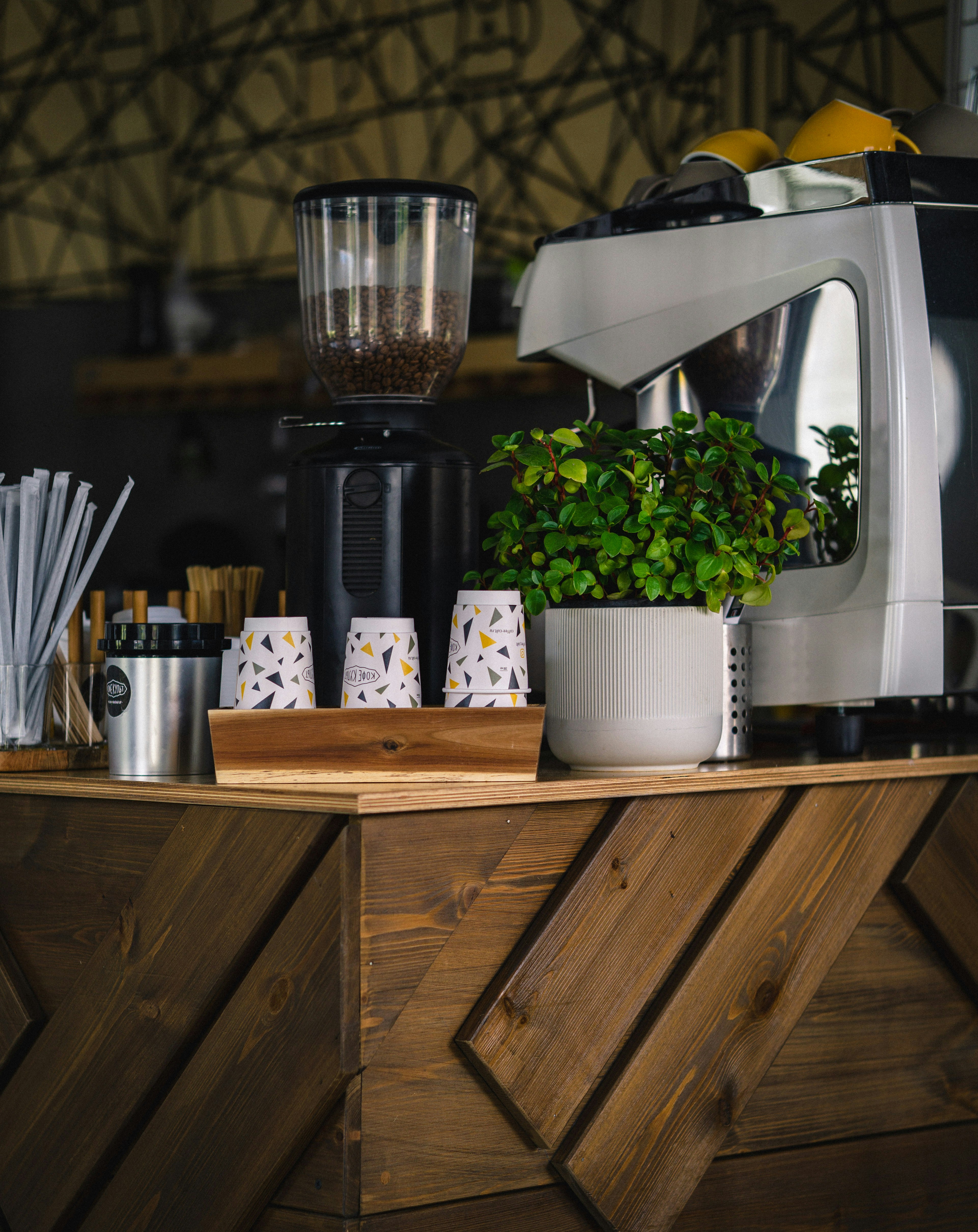 Coffee catering setup at an event