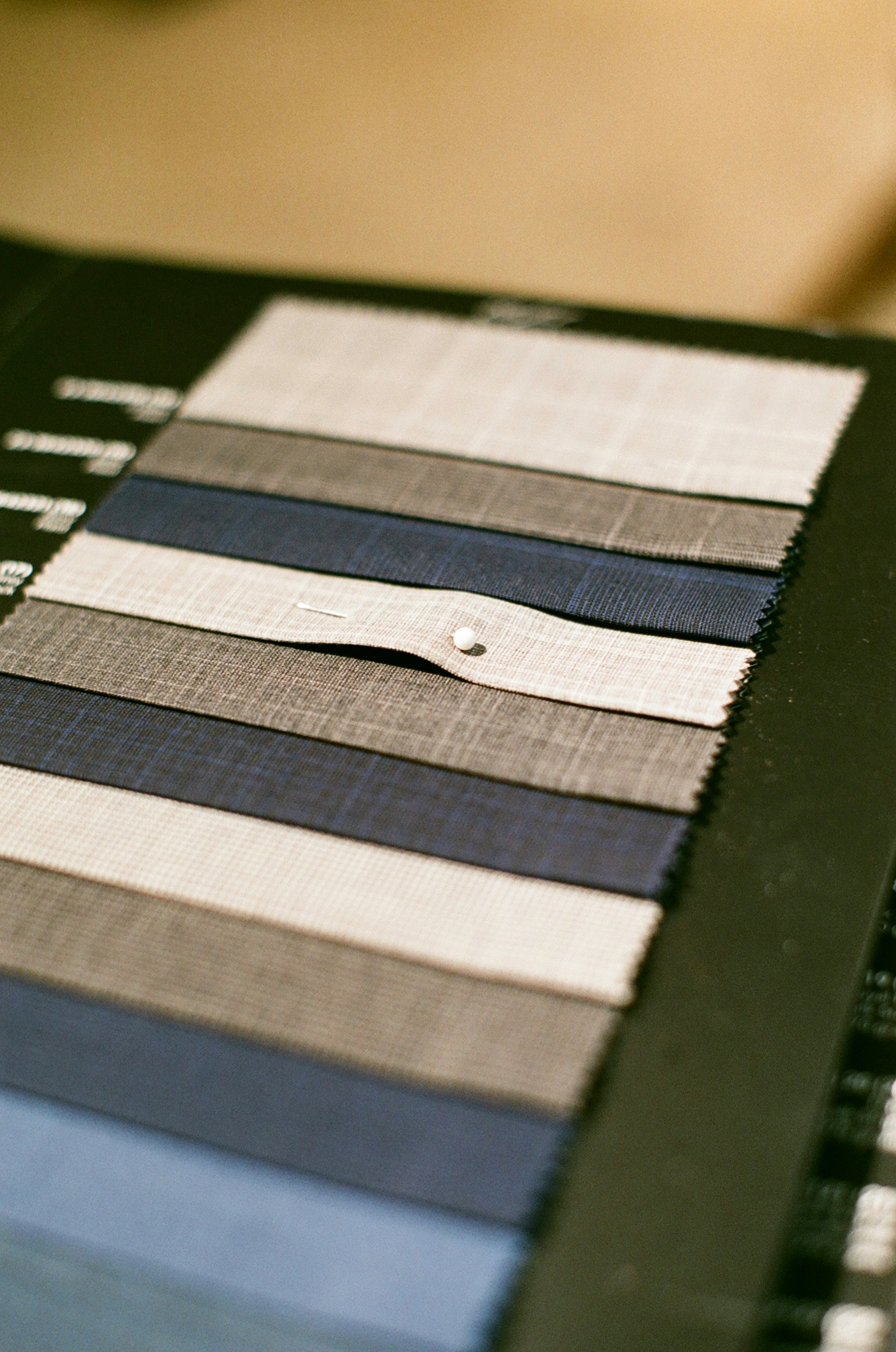 Upholstery fabric samples and textures