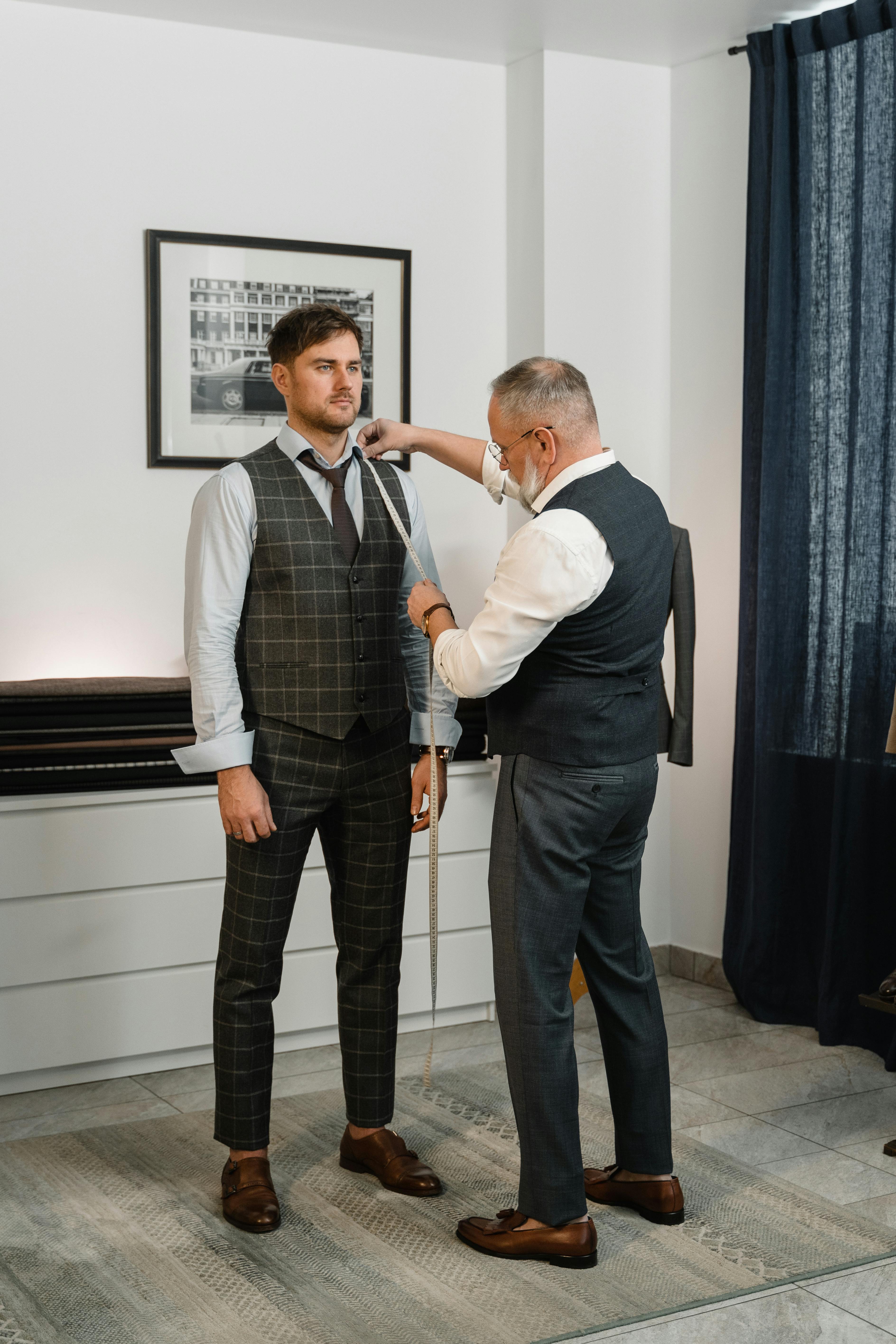 Tailoring studio fitting area