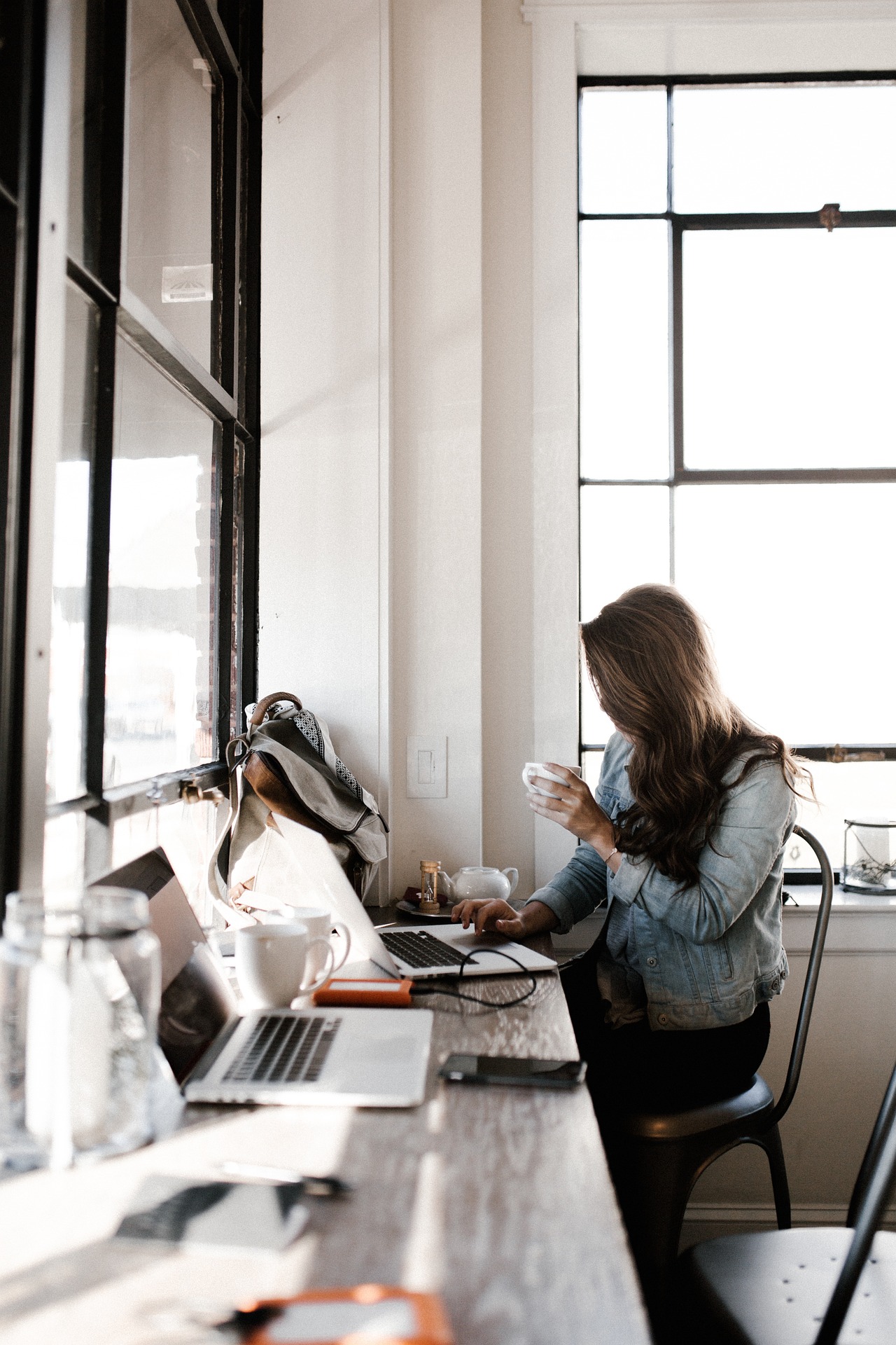 Coworking lounge and coffee area