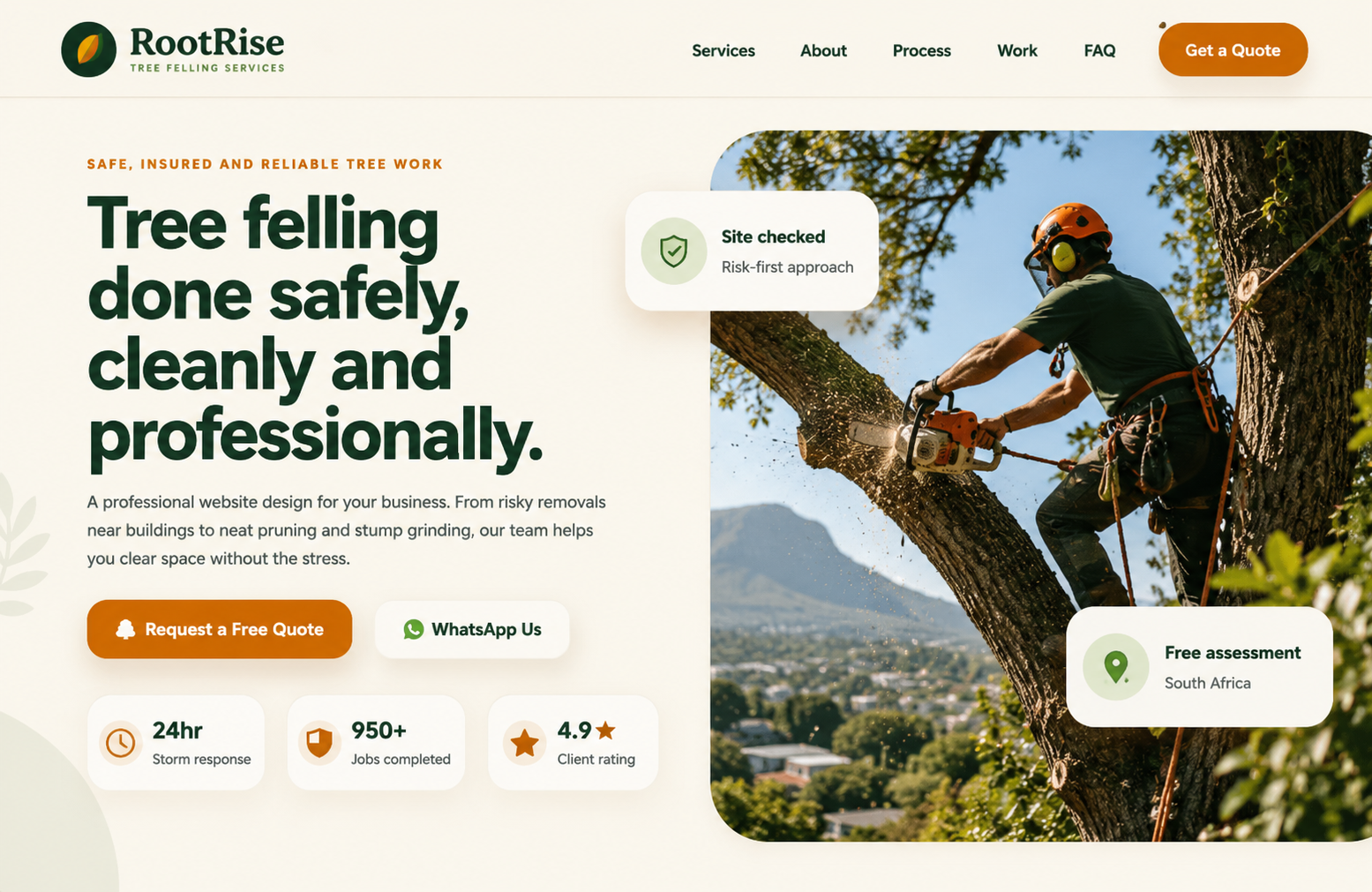 RootRise Tree Felling