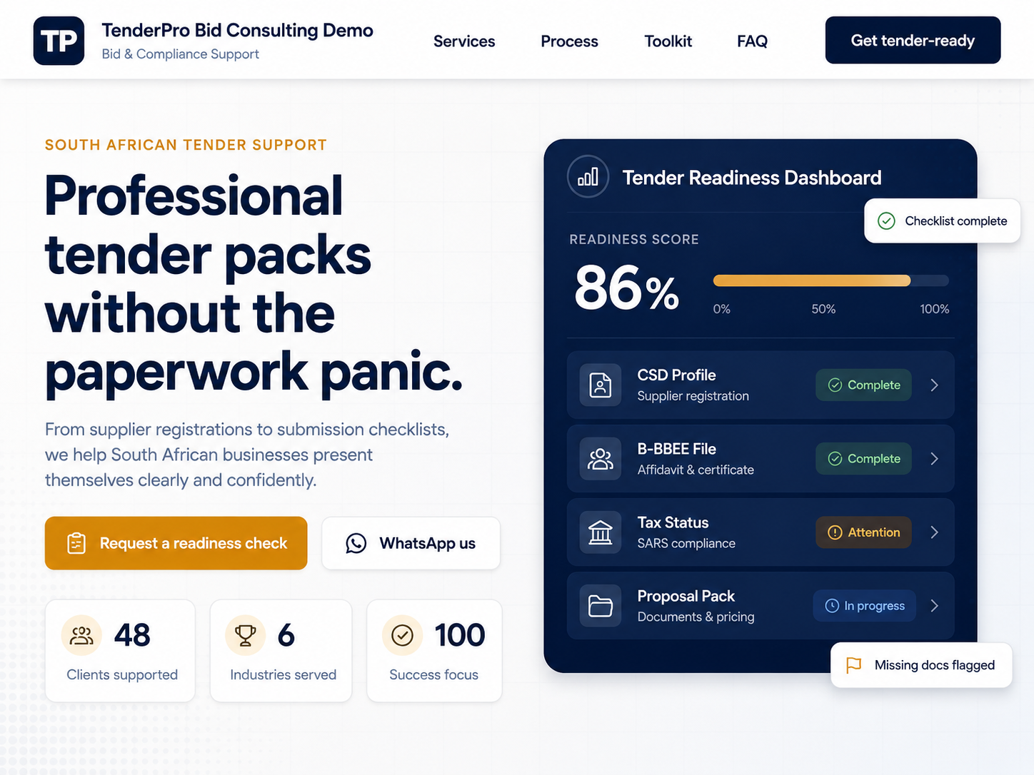 TenderPro Bid Consulting